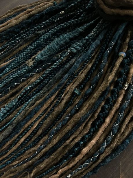 Дреды «Леди северного озера», ручная работа