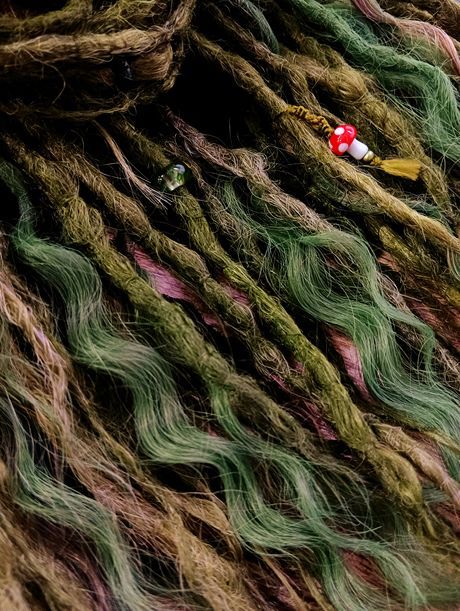 Дреды «Мухомор всему голова», ручная работа