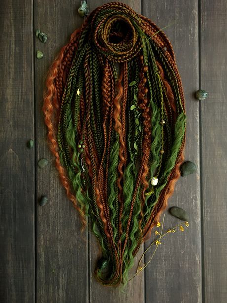 Дреды «Молодая Баба Яга», ручная работа