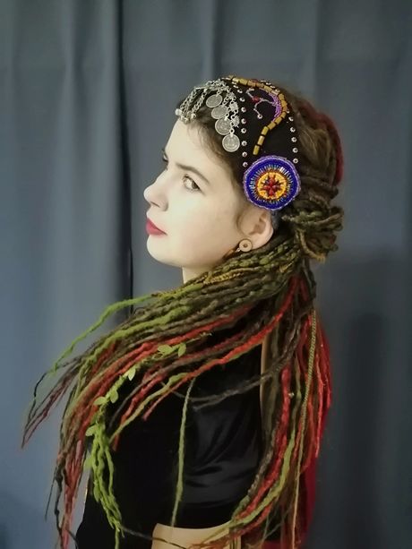 Дреды «Заморская ягодка», ручная работа