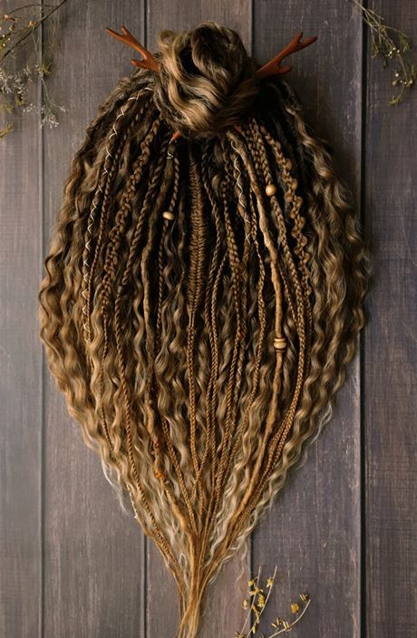 Дреды «Роскошный танец Мокоши», ручная работа