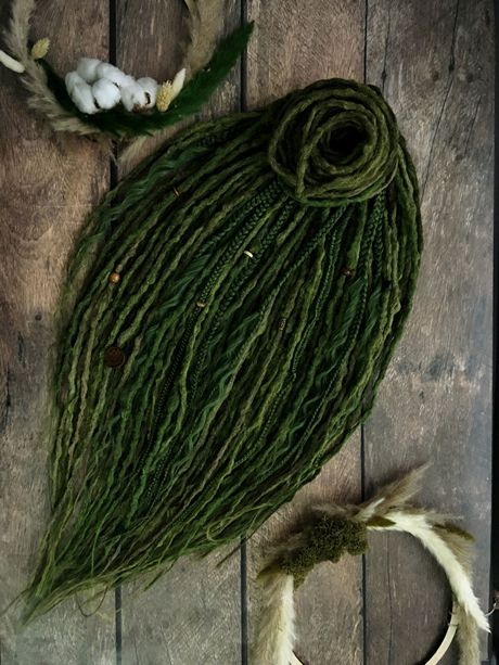 Дреды «Нимфа шервудских лесов», ручная работа