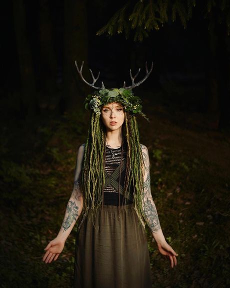 Дреды «Нимфа шервудских лесов», ручная работа