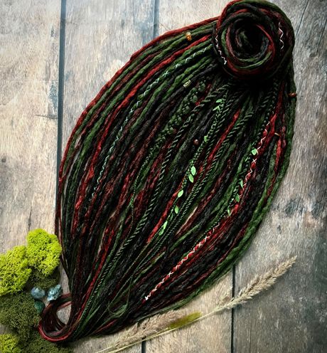 Дреды «Госпожа горных дорог», ручная работа