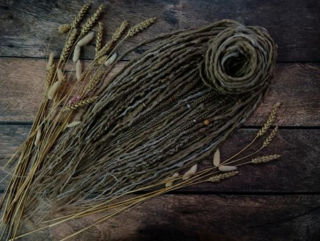 Дреды «Дары пшеницы», ручная работа