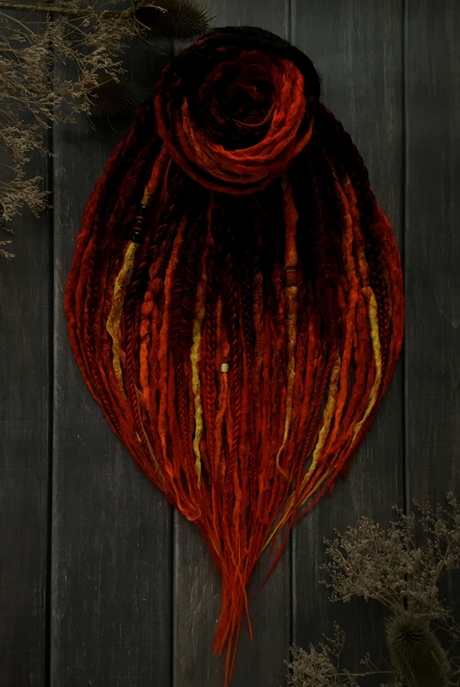 Дреды «Костры Купалы», ручная работа