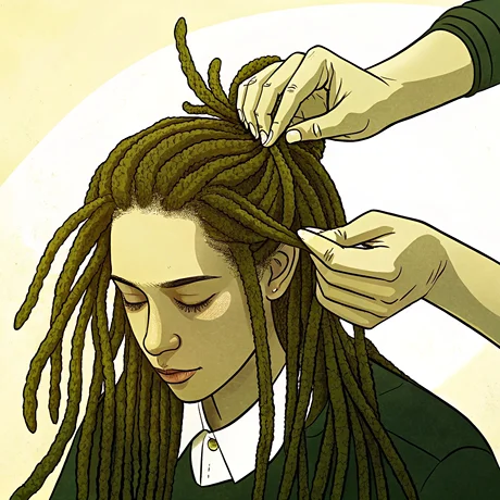 Коррекция и уход за дредами